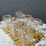 طقم كاسات شاي 6 قطع