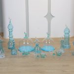 طقم زينة رمضان 10 قطع ازرق فاتح