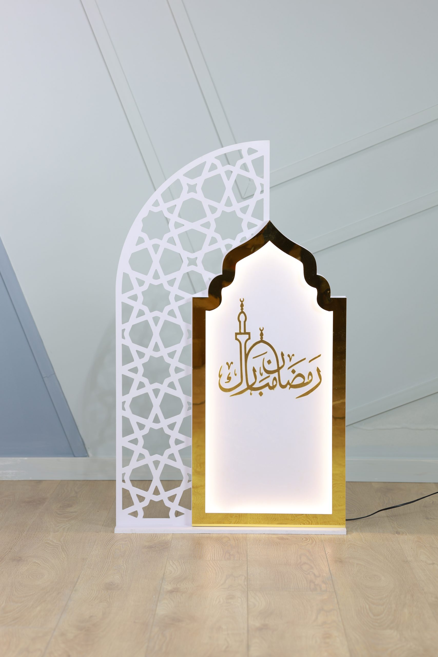 233A2057 محراب رمضان مبارك 1م مع اضاءة - الصورة 1