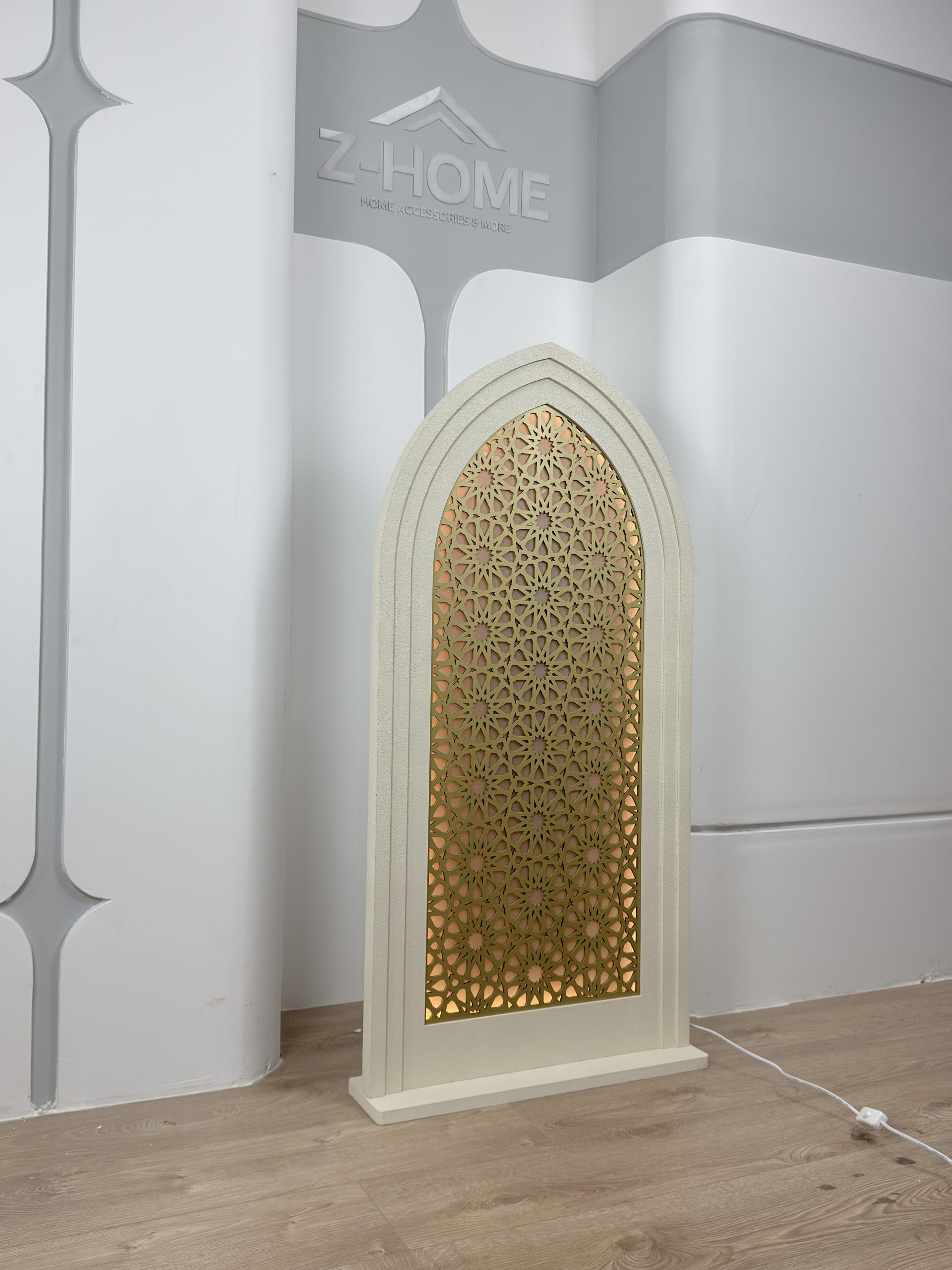 IMG_6229 محراب رمضان خشب 1,2م مع اضاءة - الصورة 1