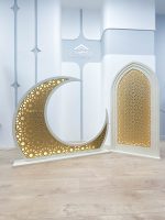 ⁦محراب رمضان خشب 1,2م مع اضاءة⁩ - الصورة ⁦3⁩
